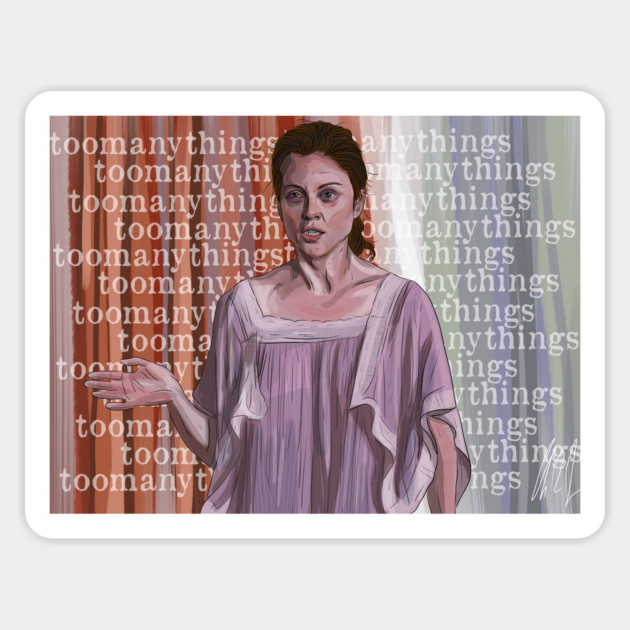 Boogie Nights: Too Many Things Magnet by 51Deesigns