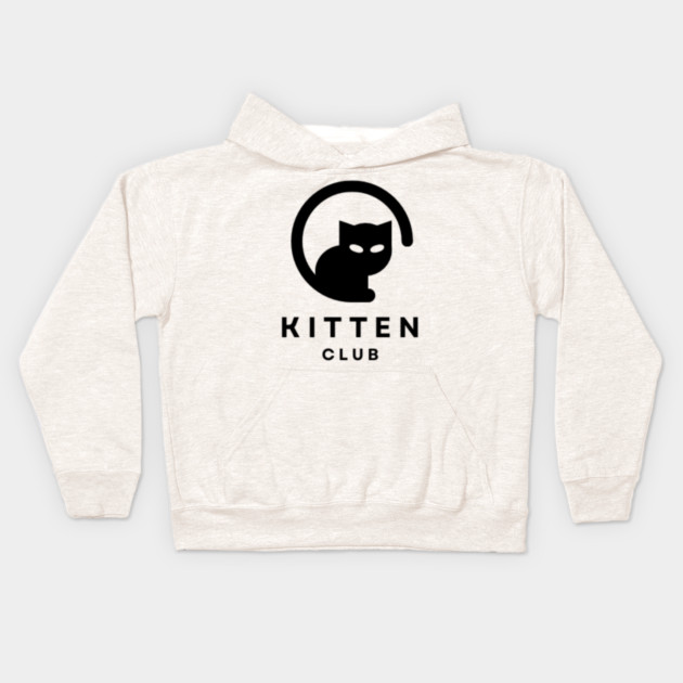 Kitten Club - Unnecessary Things Kids Hoodie by Lou Johnson