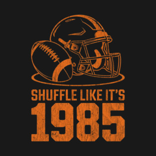 Shuffle Like It's 1985 Retro Football Helmet T-Shirt