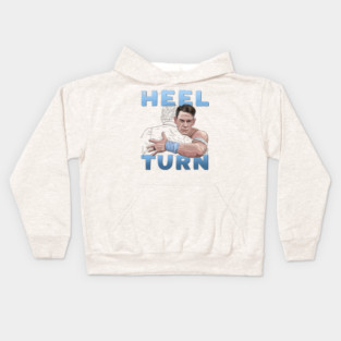 U CAN'T SEE THE HEEL TURN Kids Hoodie