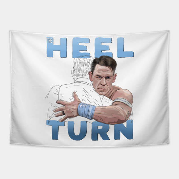 U CAN'T SEE THE HEEL TURN Tapestry by 51Deesigns