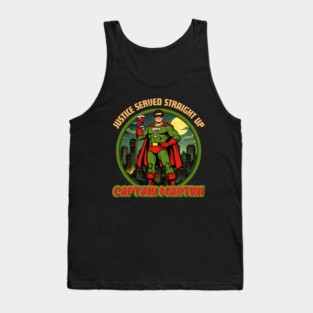 Captain Martini – Justice Served Straight Up Tank Top