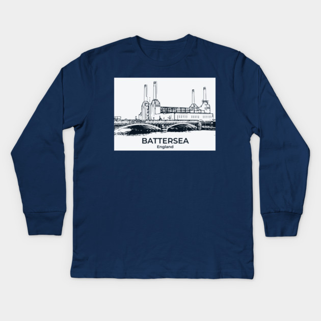 Battersea – England Kids Long Sleeve T-Shirt by Lakeric