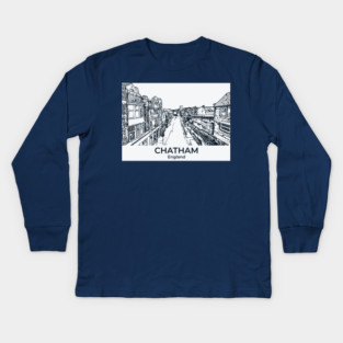 Chatham – England Kids Long Sleeve T-Shirt