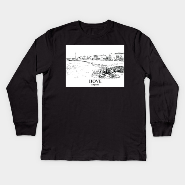 Hove – England Kids Long Sleeve T-Shirt by Lakeric