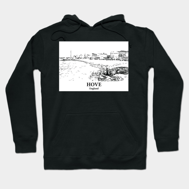 Hove – England Hoodie by Lakeric