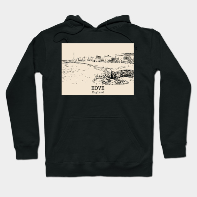 Hove – England Hoodie by Lakeric