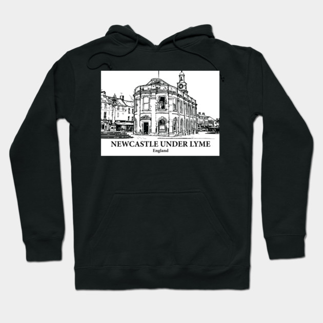 Newcastle under Lyme – England Hoodie by Lakeric