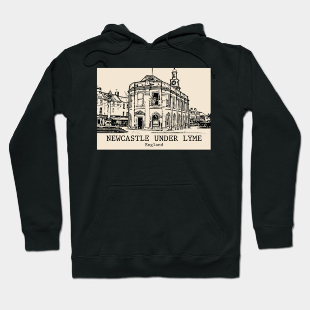 Newcastle under Lyme – England Hoodie by Lakeric