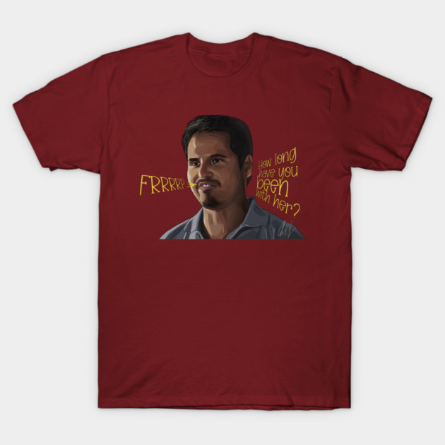 Eastbound and Down: How long have you been with her? T-Shirt by 51Deesigns