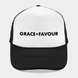 "Grace+Favour" in black Hat