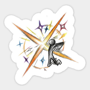 Explosif punch Sticker