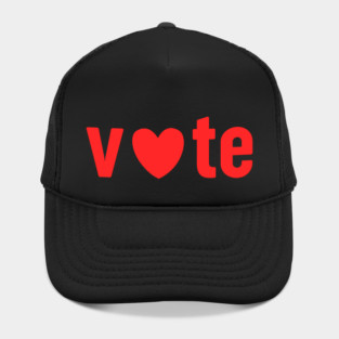 Vote Love For Valentines Day Hat