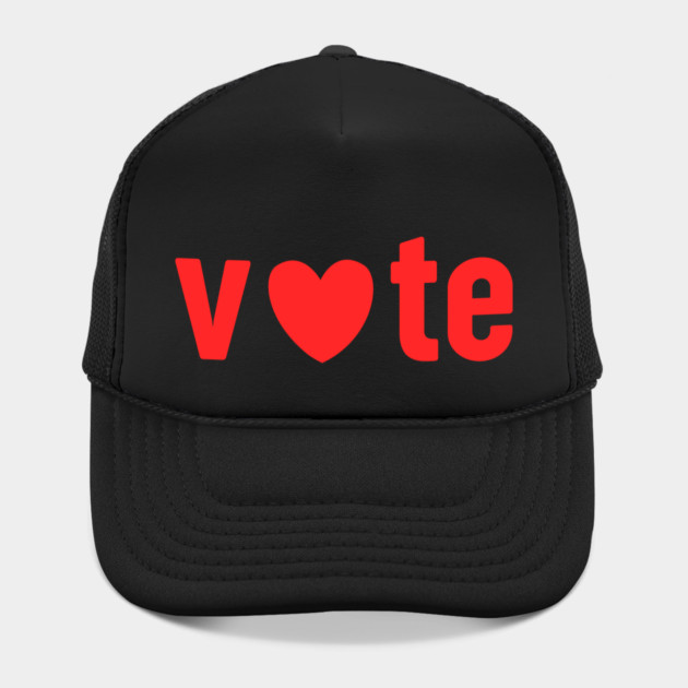 Vote Love For Valentines Day by Creatifly Graphic Tees