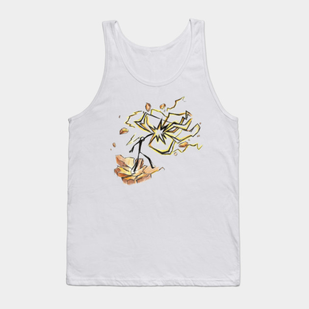 Lightning punch Tank Top by dtr_art