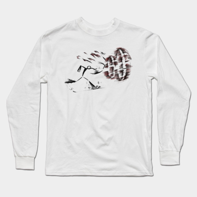 Waving punch Long Sleeve T-Shirt by dtr_art
