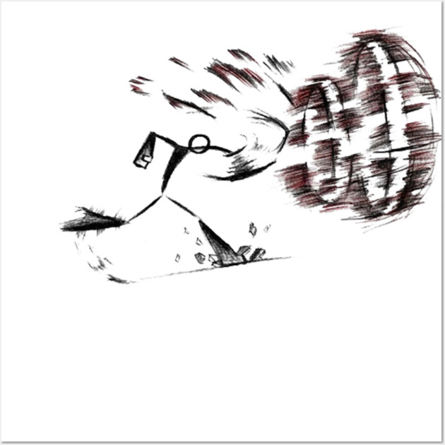 Waving punch Wall Art by dtr_art