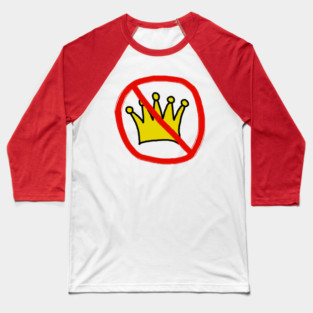 No Kings In America Baseball T-Shirt