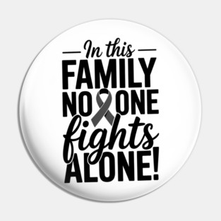 Brain Cancer Awareness Pin