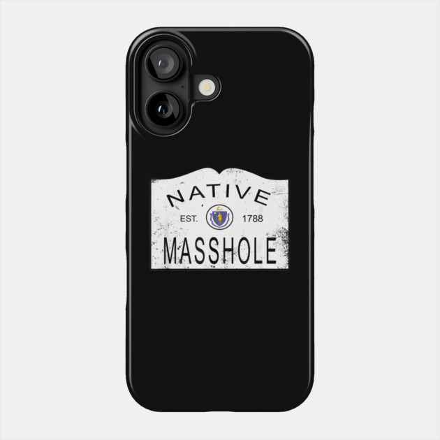 Native masshole massachusetts ma 1788 vintage Phone Case by James Bates