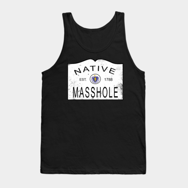 Native masshole massachusetts ma 1788 vintage Tank Top by James Bates