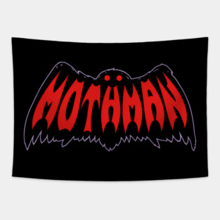 Mothman Red Tapestry