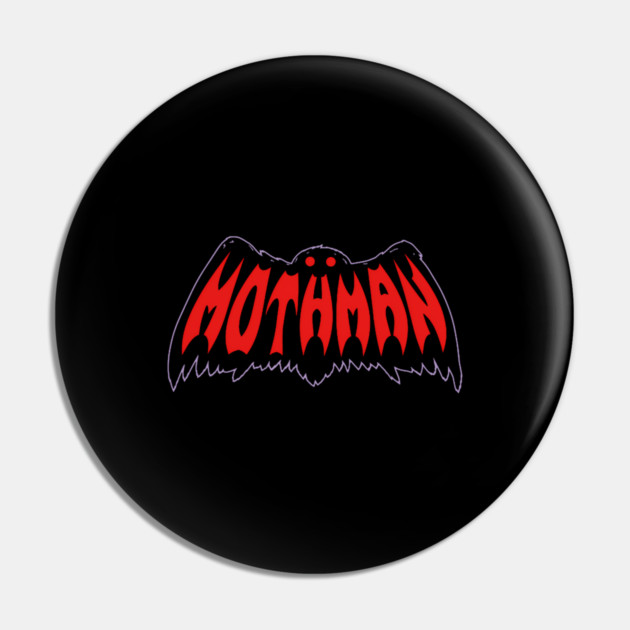 Mothman Red Pin by James Bates