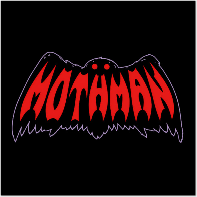 Mothman Red Wall Art by James Bates