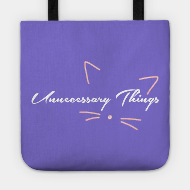 Unnecessary Things - Cursive VII Tote by Lou Johnson