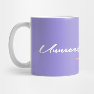 Unnecessary Things - Cursive VII Mug