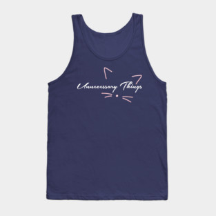 Unnecessary Things - Cursive VII Tank Top