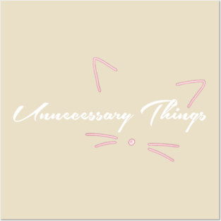 Unnecessary Things - Cursive VII Posters and Art