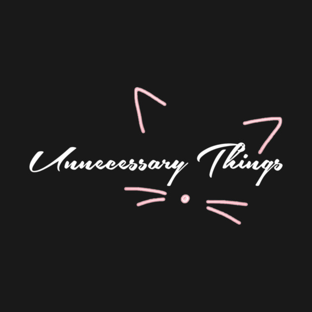 Unnecessary Things - Cursive VII by Lou Johnson