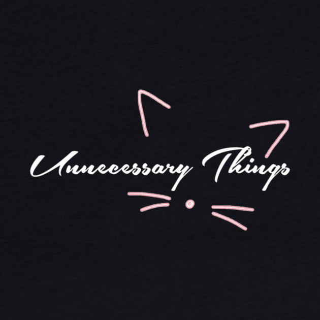 Unnecessary Things - Cursive VII by Lou Johnson