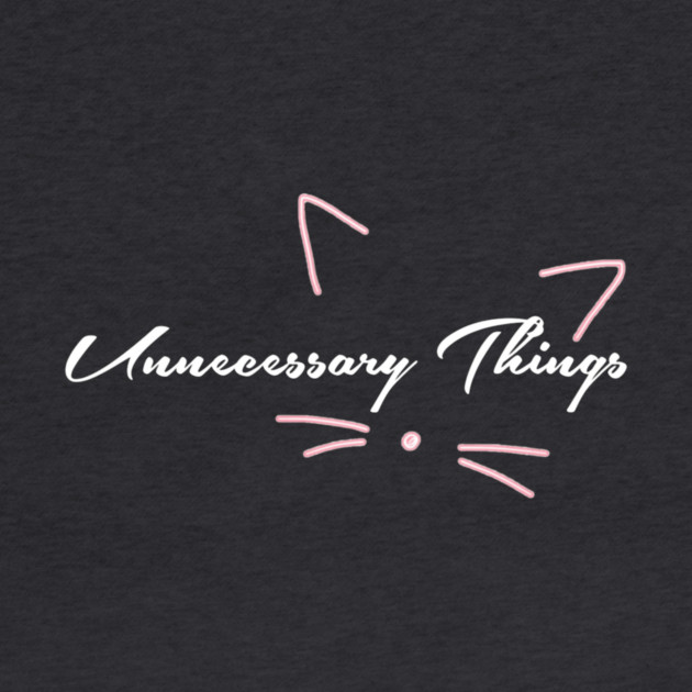 Unnecessary Things - Cursive VII by Lou Johnson