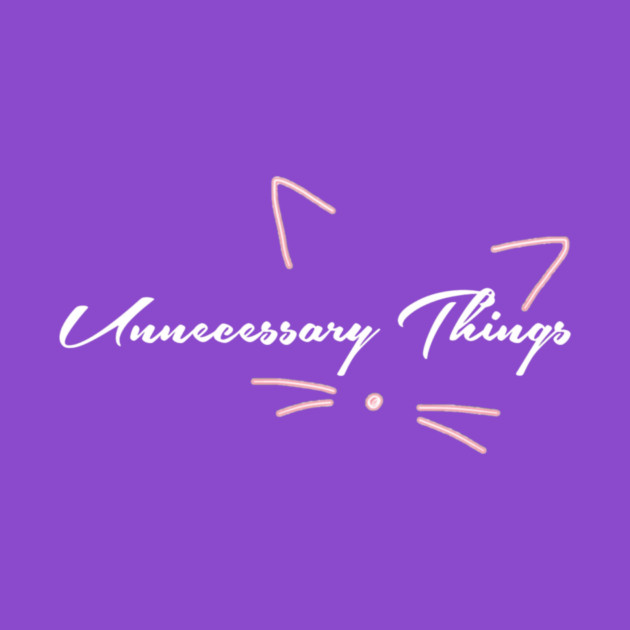 Unnecessary Things - Cursive VII by Lou Johnson