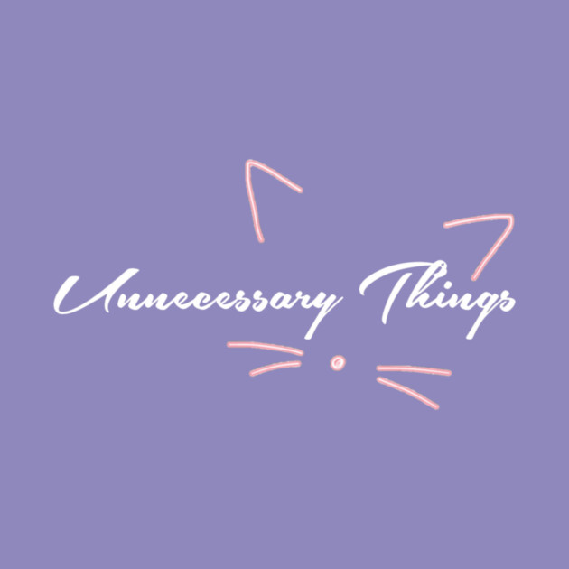 Unnecessary Things - Cursive VII by Lou Johnson