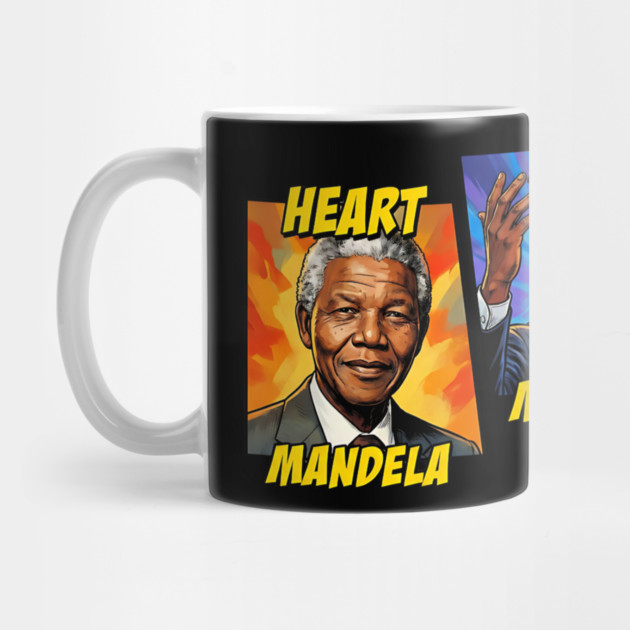 Heart, Mind, Soul Icons: Mandela, Martin, Malcolm Comic Art by UrbanLifeApparel