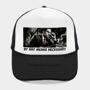 Malcolm X: By Any Means Necessary - Noir Comic Art Hat