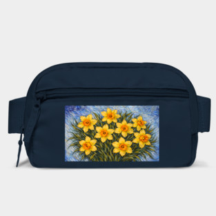 Post-Impressionist Daffodils – Expressive Yellow Spring Florals Bag