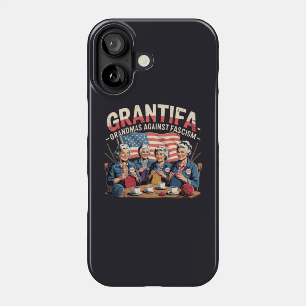 Grantifa — Grandmas Against Fascism Phone Case by Charles's Store 8