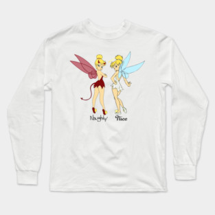 Tinker Bell Naughty and Nice Long Sleeve T-Shirt