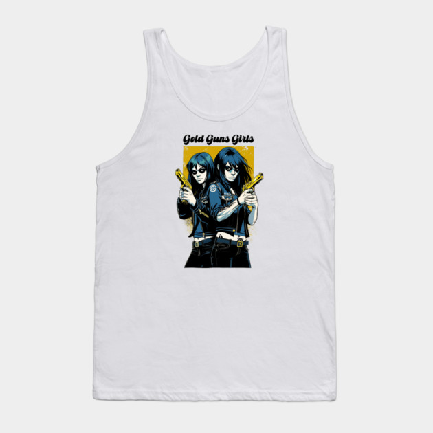 GOLD GUNS GIRLS Tank Top by artslaves