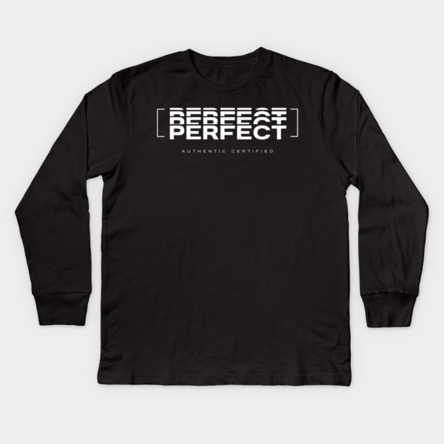 Perfect Kids Long Sleeve T-Shirt by Lou Johnson