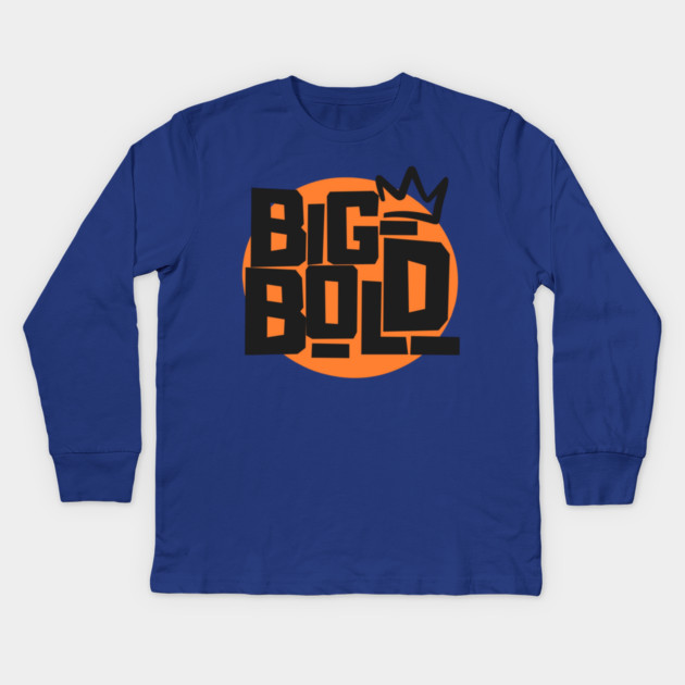 Big Bold Kids Long Sleeve T-Shirt by Lou Johnson