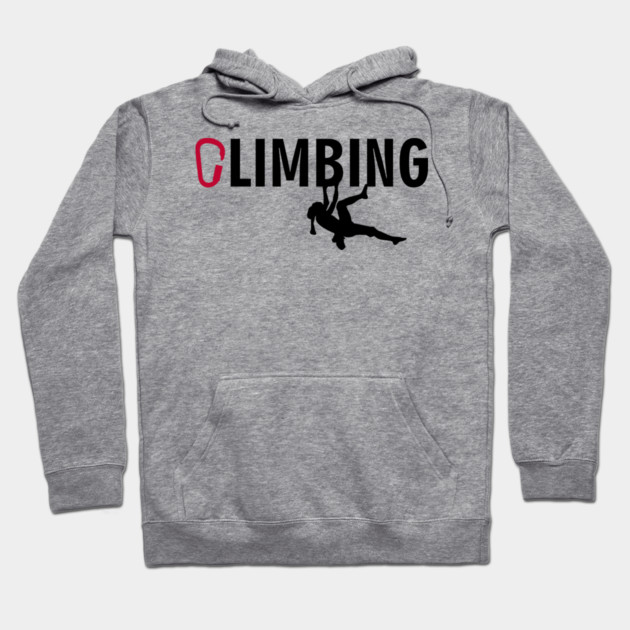 Rock Climbing Adventure Mountain Life Hoodie by Anticorporati