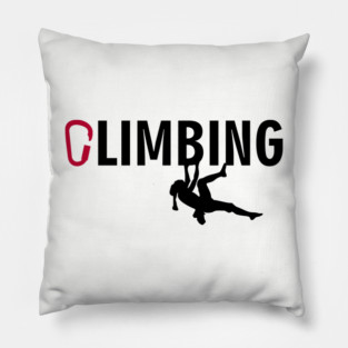 Rock Climbing Adventure Mountain Life Pillow