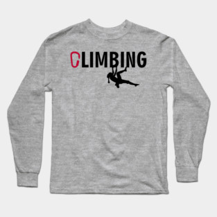 Rock Climbing Adventure Mountain Life Long Sleeve T-Shirt