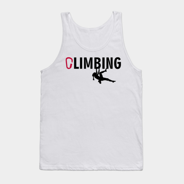 Rock Climbing Adventure Mountain Life Tank Top by Anticorporati