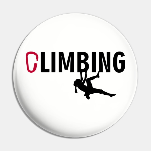 Rock Climbing Adventure Mountain Life Pin by Anticorporati